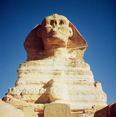 The Sphinx from the Reign of King Chephren, Old Kingdom by Egyptian 4th Dynasty